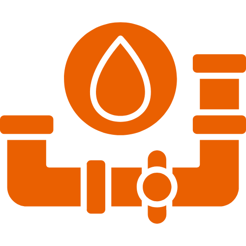MEP Engineering - chilled water orange icon